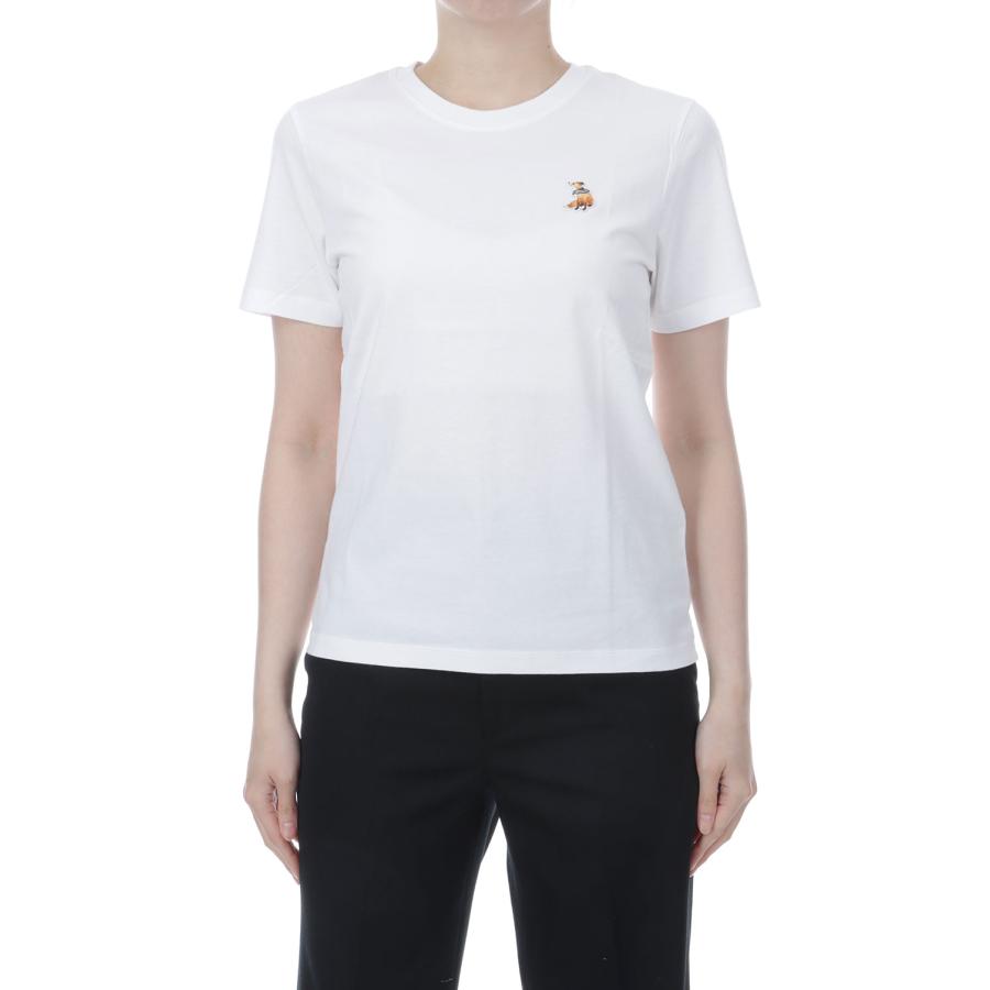 【P10倍】DREAMING FOX REGULAR TEE- SHIRT - WHITE (QW00109KJ7026) Maison Kitsune -Women-(メゾンキツネ) |  | 01