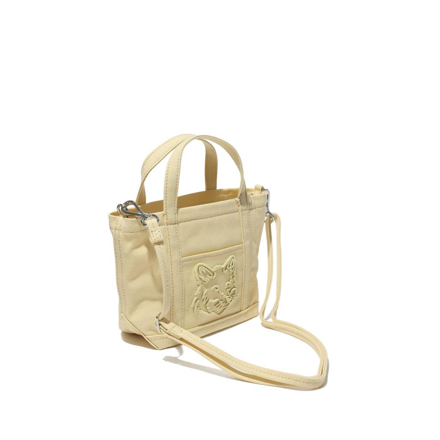 FOX HEAD MINI TOTE - STRAW (MW05106WW0107) Maison Kitsune -Women-(メゾンキツネ) |  | 02