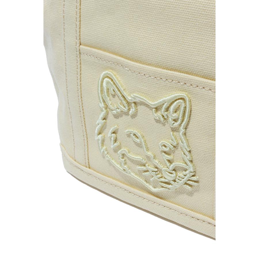 FOX HEAD MINI TOTE - STRAW (MW05106WW0107) Maison Kitsune -Women-(メゾンキツネ) |  | 03
