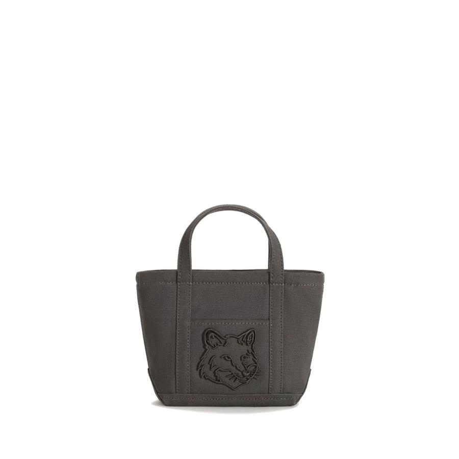 FOX HEAD MINI TOTE - BELUGA (MW05106WW0107) Maison Kitsune -Women-(メゾンキツネ) | 