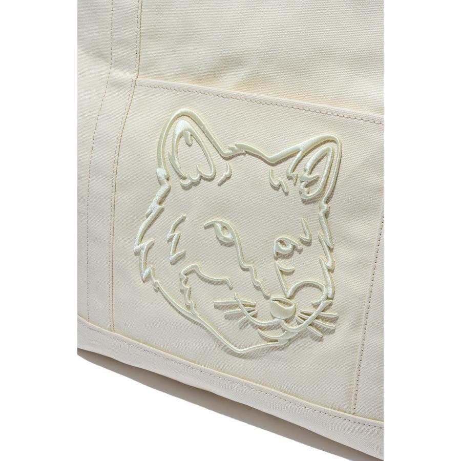 FOX HEAD LARGE TOTE - STRAW (LW05104WW0107) Maison Kitsune -Women-(メゾンキツネ) |  | 02
