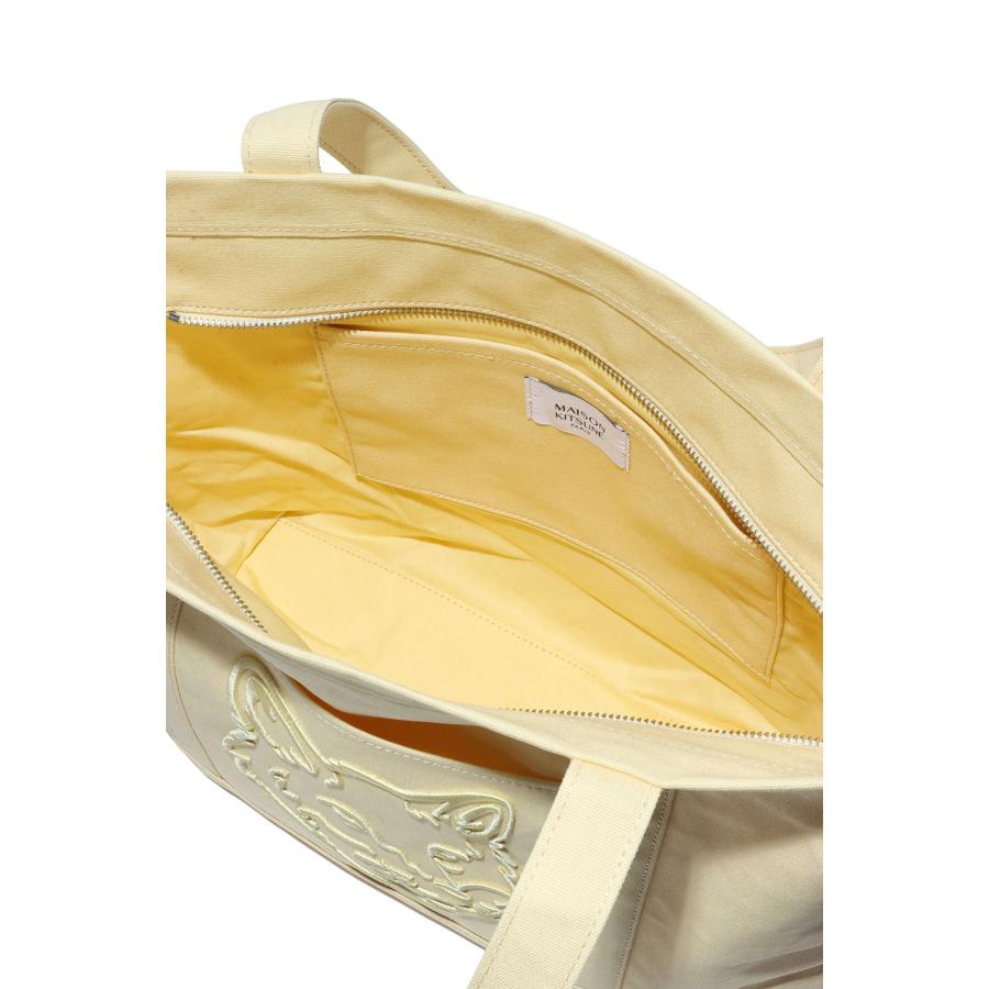 FOX HEAD LARGE TOTE - STRAW (LW05104WW0107) Maison Kitsune -Women-(メゾンキツネ) |  | 04