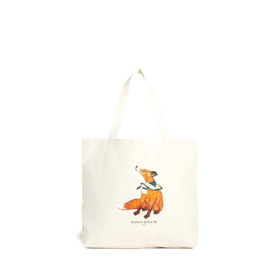 DREAMING FOX TOTE - ECRU (QU05130WW9042) Maison Kitsune -Women-(メゾンキツネ) | 