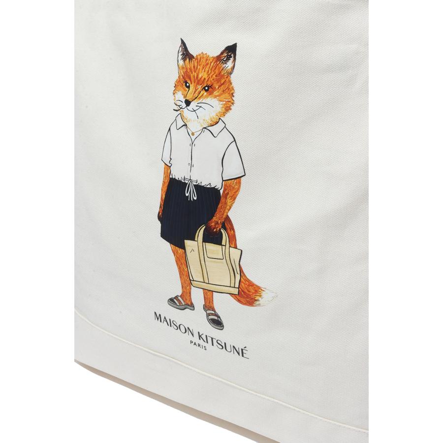 DRESSED FOX TOTE - ECRU (QU05108WW9042) Maison Kitsune -Women-(メゾンキツネ) |  | 02