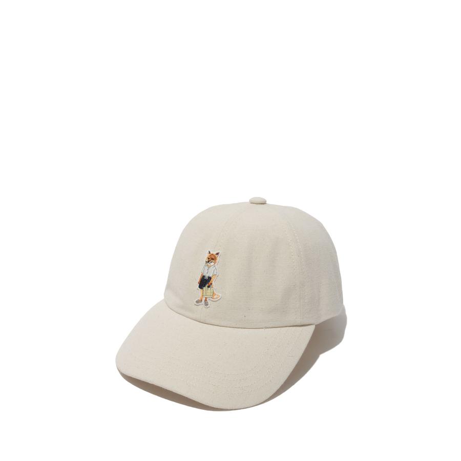 DRESSED FOX CAP - NOBLE BEIGE (QU06104WB0026) Maison Kitsune -Women-(メゾンキツネ) | 