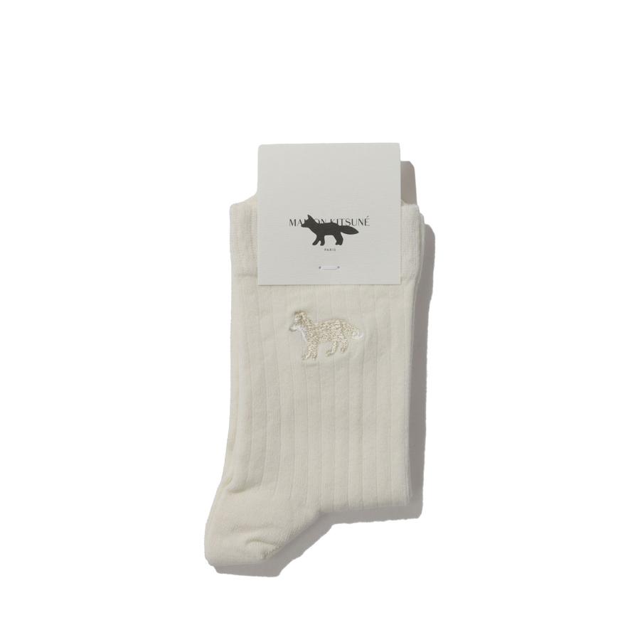 BABY FOX SOCKS - NOBLE BEIGE (PW06400KT1124) Maison Kitsune -Women-(メゾンキツネ) | 