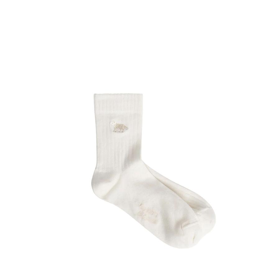 BABY FOX SOCKS - NOBLE BEIGE (PW06400KT1124) Maison Kitsune -Women-(メゾンキツネ) |  | 03