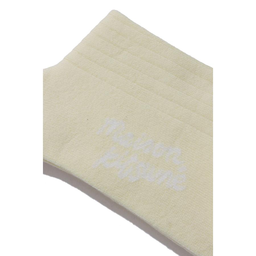 BABY FOX SOCKS - PASTEL YELLOW (PW06400KT1124) Maison Kitsune -Women-(メゾンキツネ) |  | 02