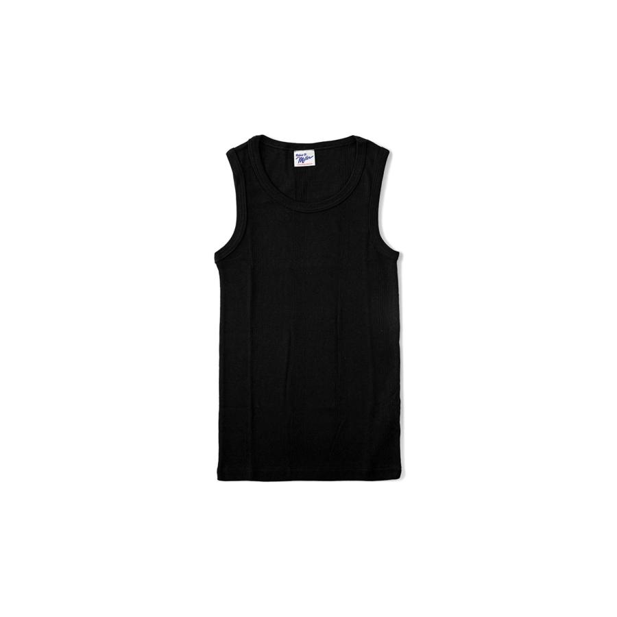 Panel ribbed tanktop - BLACK (808C) Miller(ミラー) | 