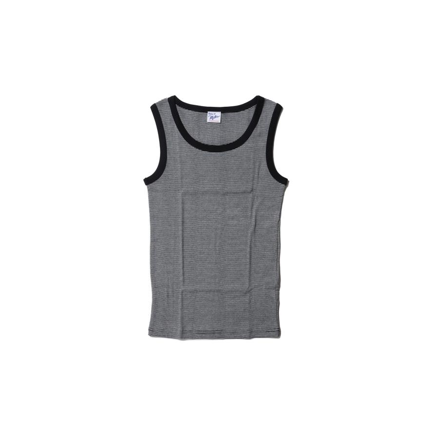 Panel ribbed tanktop - BLK-W3 (808C) Miller(ミラー) | 