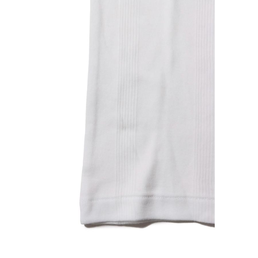 Panel ribbed Athletic tank - WHITE (831C) Miller(ミラー) |  | 01