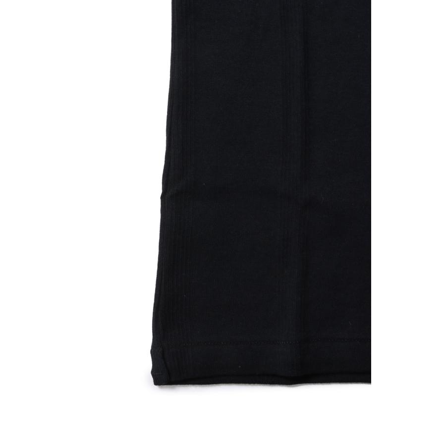 Panel ribbed Athletic tank - BLACK (831C) Miller(ミラー) |  | 01