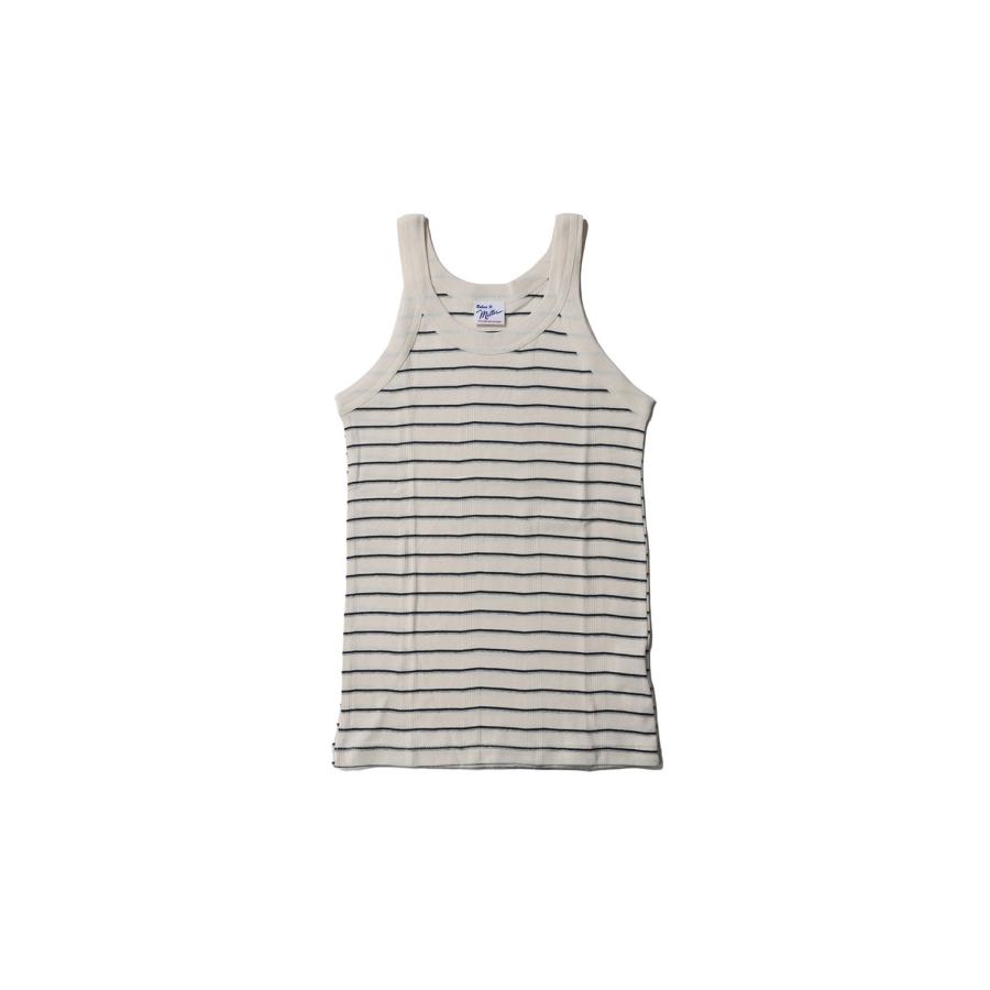 Panel ribbed Athletic tank - WHT-NG (831C) Miller(ミラー) | 