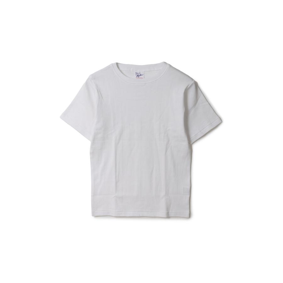 Panel ribbed C/N tee - WHITE (863C) Miller(ミラー) | 