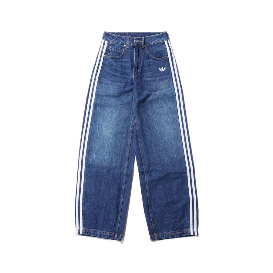 VINTAGE DAD JEANS - DARK BLUE DENIM SLIGHTLY DIRTY WASH (RC2605OW003) adidas Originals -Women-(アディダスオリジナルス) | 