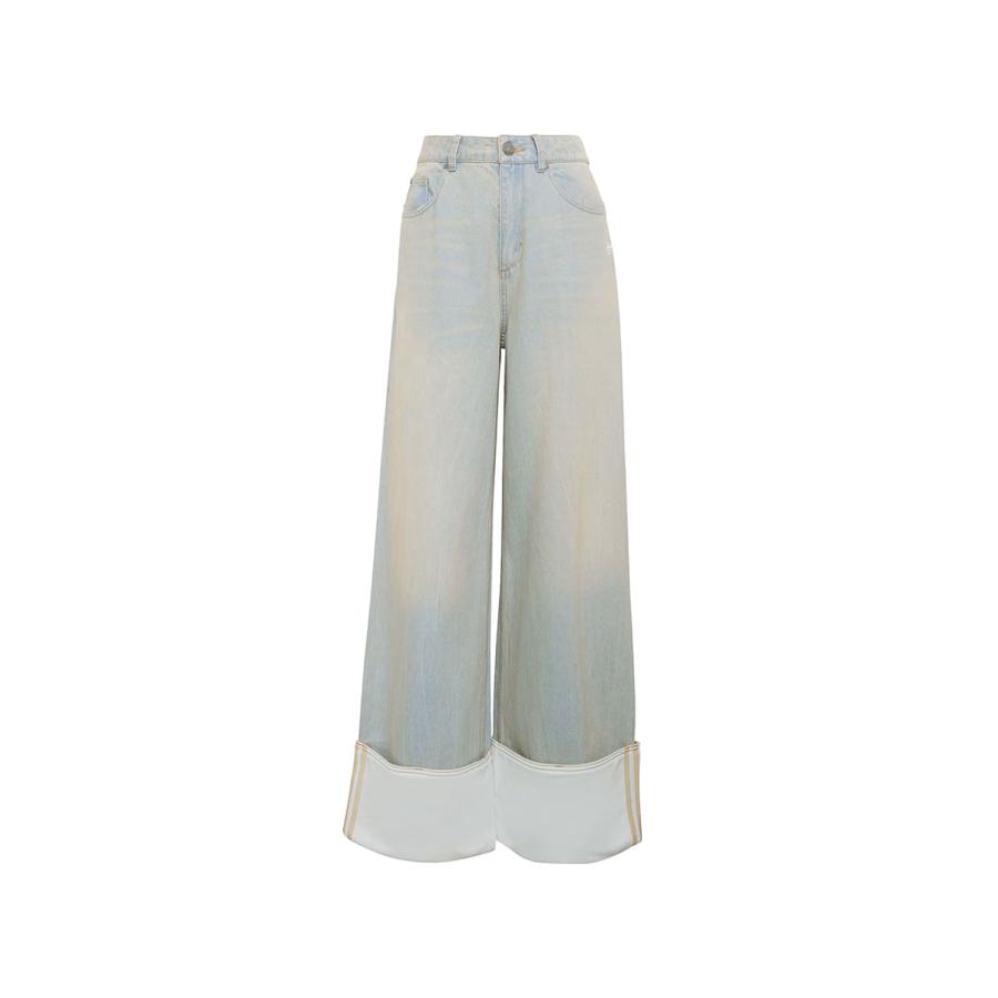VINTAGE WIDE LEG DENIM - LIGHT DENIM / OFF WHITE (RC2605OW004) adidas Originals -Women-(アディダスオリジナルス) | 