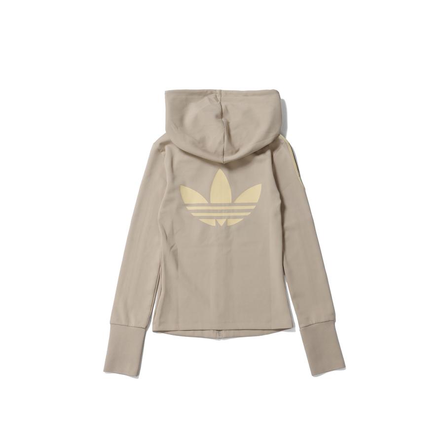 【P10倍】【SALE】HOODED TREFOIL ZIP TOP - STONE KHAKI (RC2605OW011) adidas Originals -Women-(アディダスオリジナルス) |  | 01