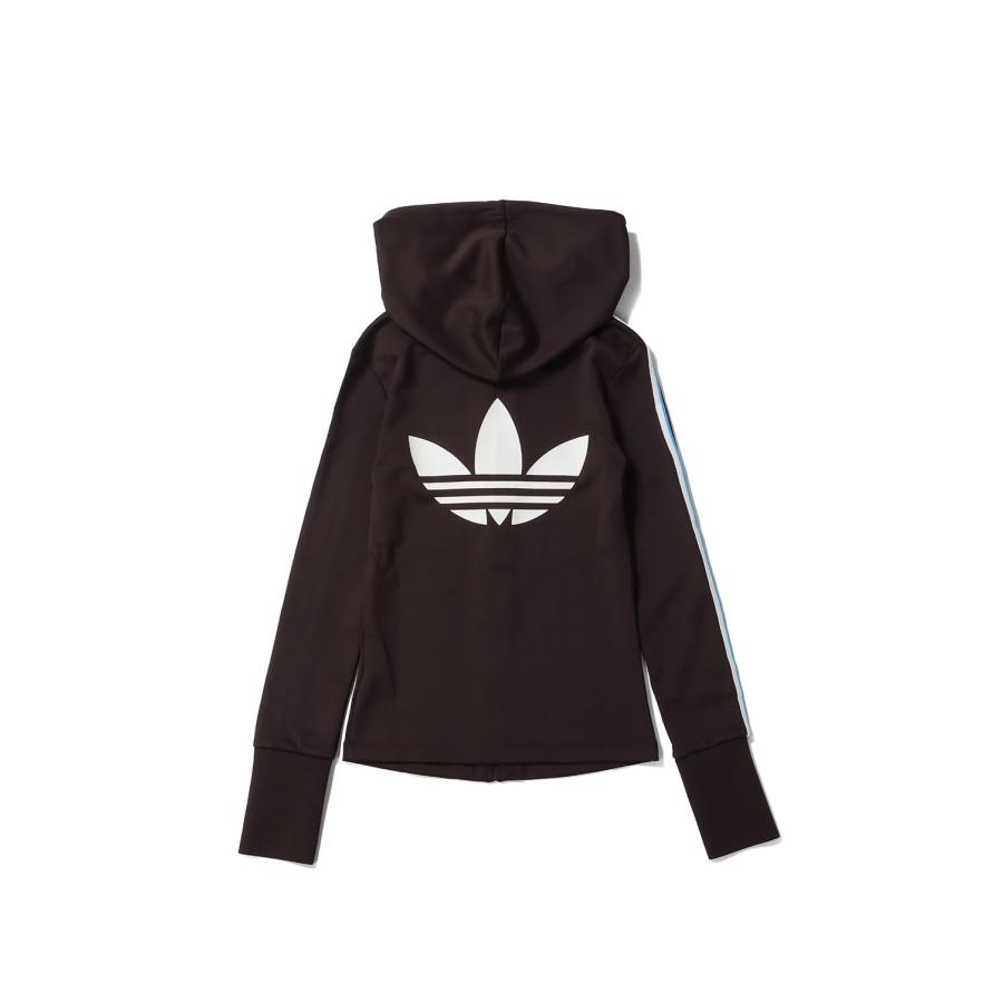 HOODED TREFOIL ZIP TOP - AURORA COFFEE (RC2605OW011) adidas Originals -Women-(アディダスオリジナルス) |  | 01