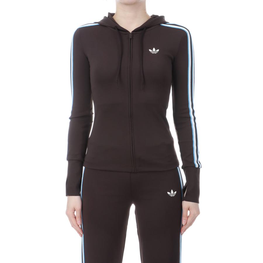 【P10倍】【SALE】HOODED TREFOIL ZIP TOP - AURORA COFFEE (RC2605OW011) adidas Originals -Women-(アディダスオリジナルス) |  | 03
