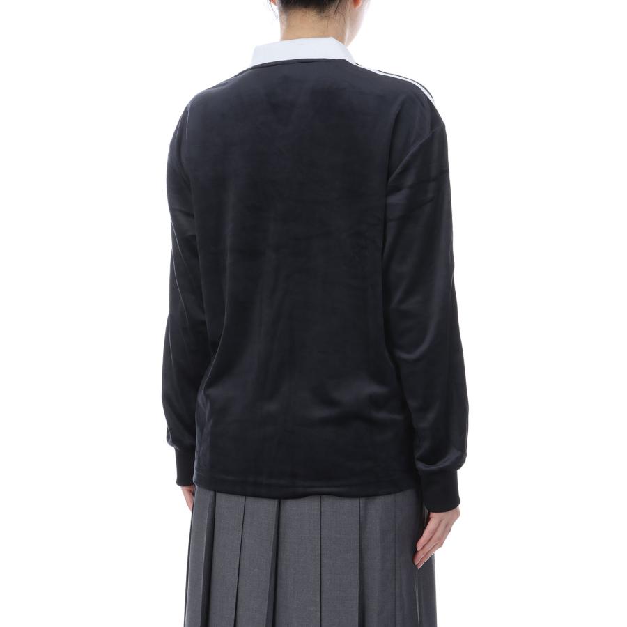 【P10倍】【SALE】VELOUR POLO LS - BLACK (I8639) adidas Originals -Women-(アディダスオリジナルス) |  | 03