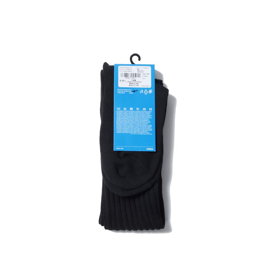 SLOUCHY CREW SOCK 1 PAIR PACK - BLACK (DD810) adidas Originals -Women-(アディダスオリジナルス) |  | 01