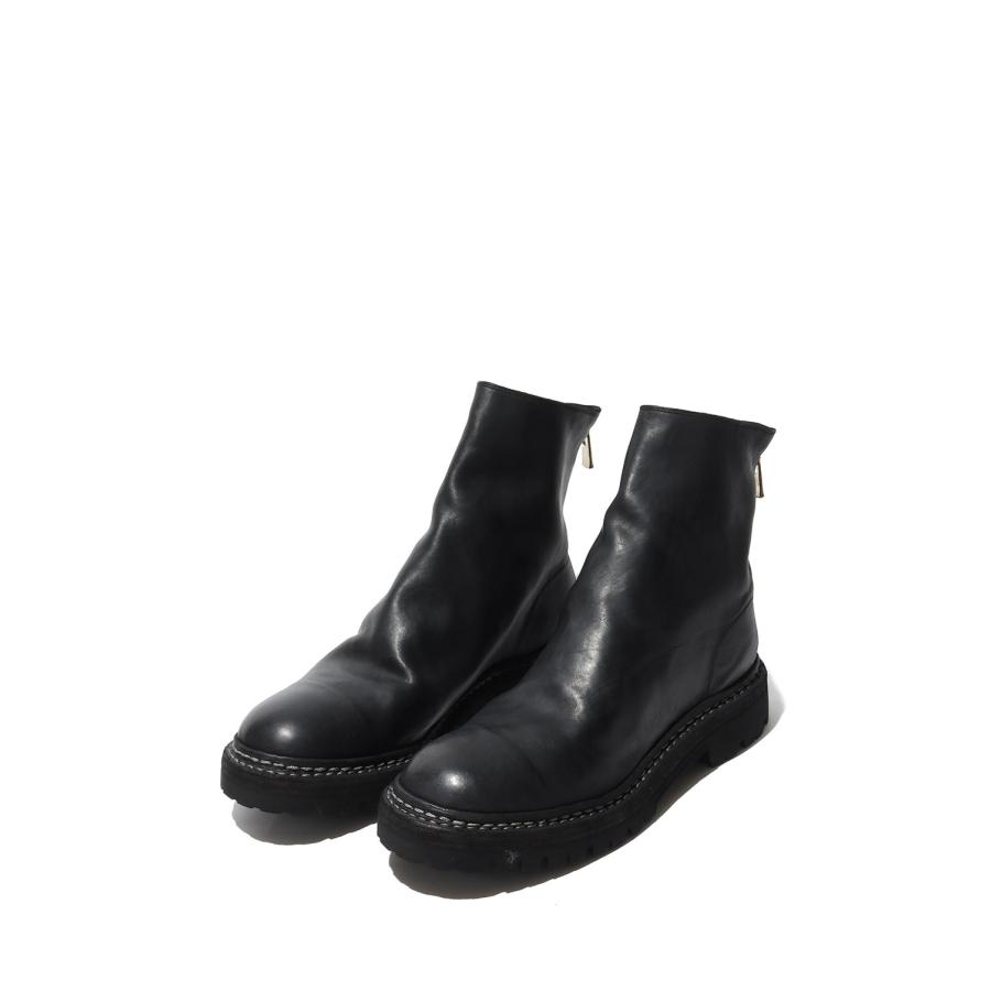 BACK ZIP BOOT, FULL GRAIN - BLKT (796V) GUIDI(グイディ) |  | 02