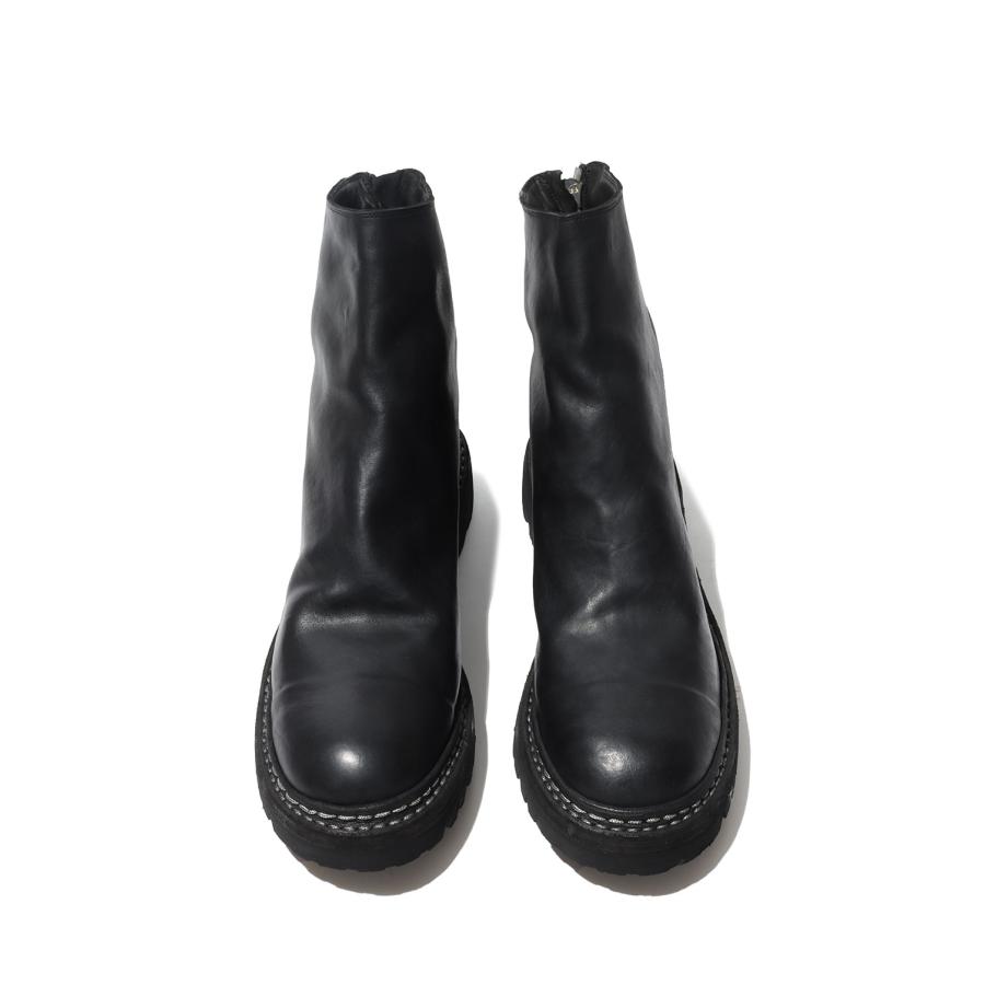 BACK ZIP BOOT, FULL GRAIN - BLKT (796V) GUIDI(グイディ) |  | 09