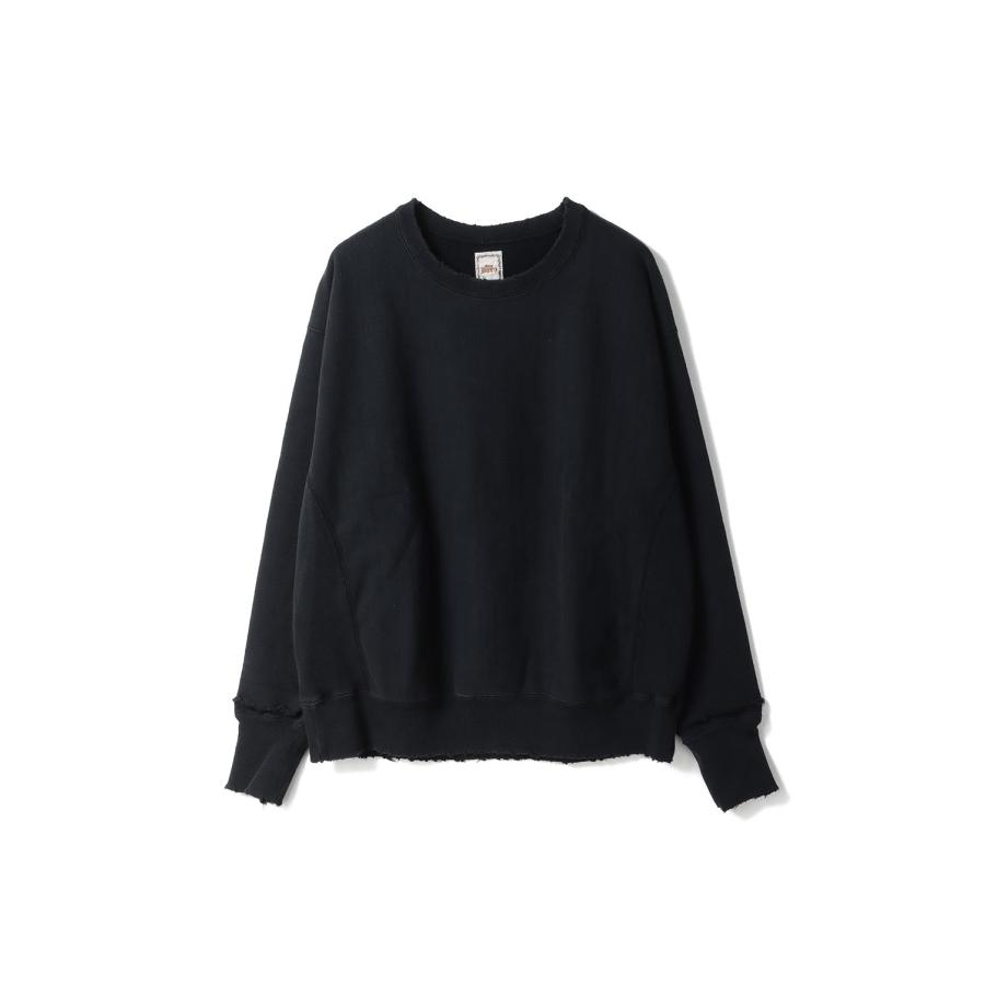 Dear Boro Sashiko Crew Neck Sweatshirts - BLACK (793-6132002) DEAR BORO(ディアボロ) | 