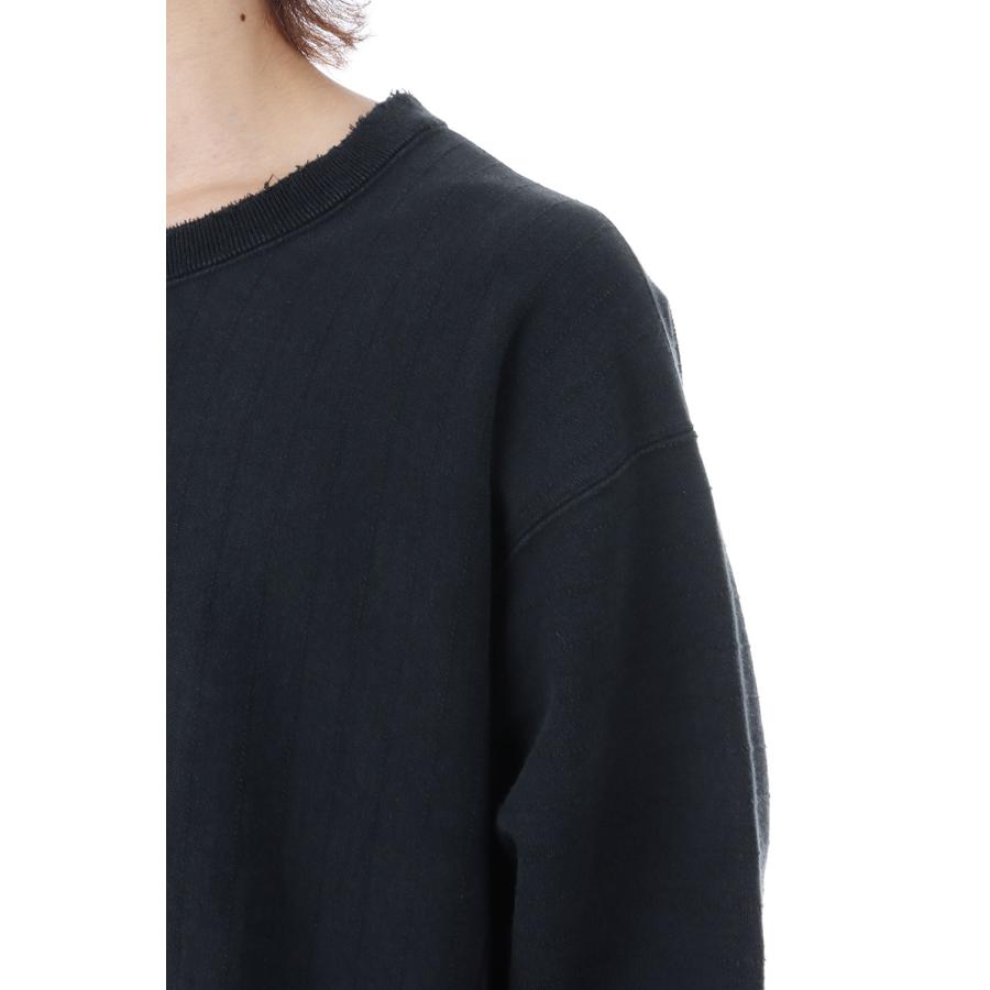 Dear Boro Sashiko Crew Neck Sweatshirts - BLACK (793-6132002) DEAR BORO(ディアボロ) |  | 06