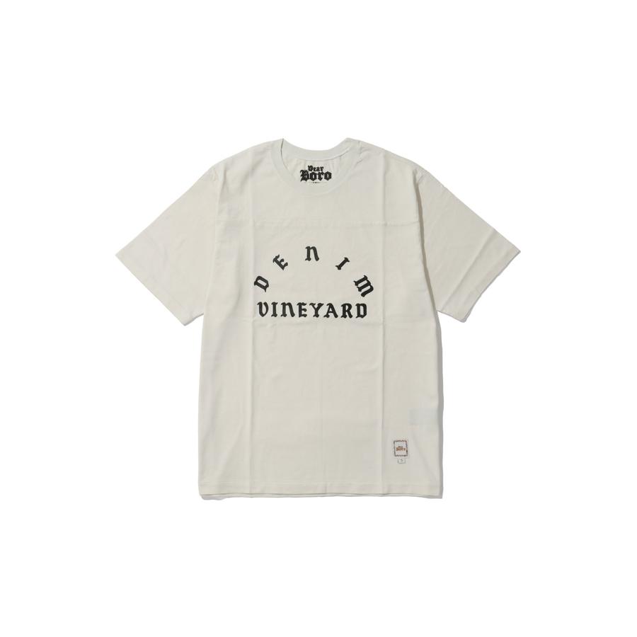 【SALE】Dear Boro Denim Vineyard Tee - BLUE (793-6134006) DEAR BORO(ディアボロ) | 