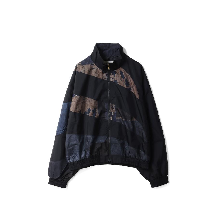 Dear Boro Nylon Transfer Priniting Jacket - BLACK (793-6155005) DEAR BORO(ディアボロ) | 