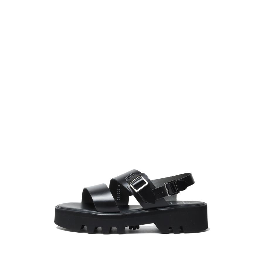 SS BELT SANDALS (TWEETY SOLE) - BLACK (FTC2512002) foot the coacher(フットザコーチャー) | foot the coacher