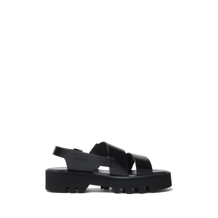 SS BELT SANDALS (TWEETY SOLE) - BLACK (FTC2512002) foot the coacher(フットザコーチャー) | foot the coacher | 01