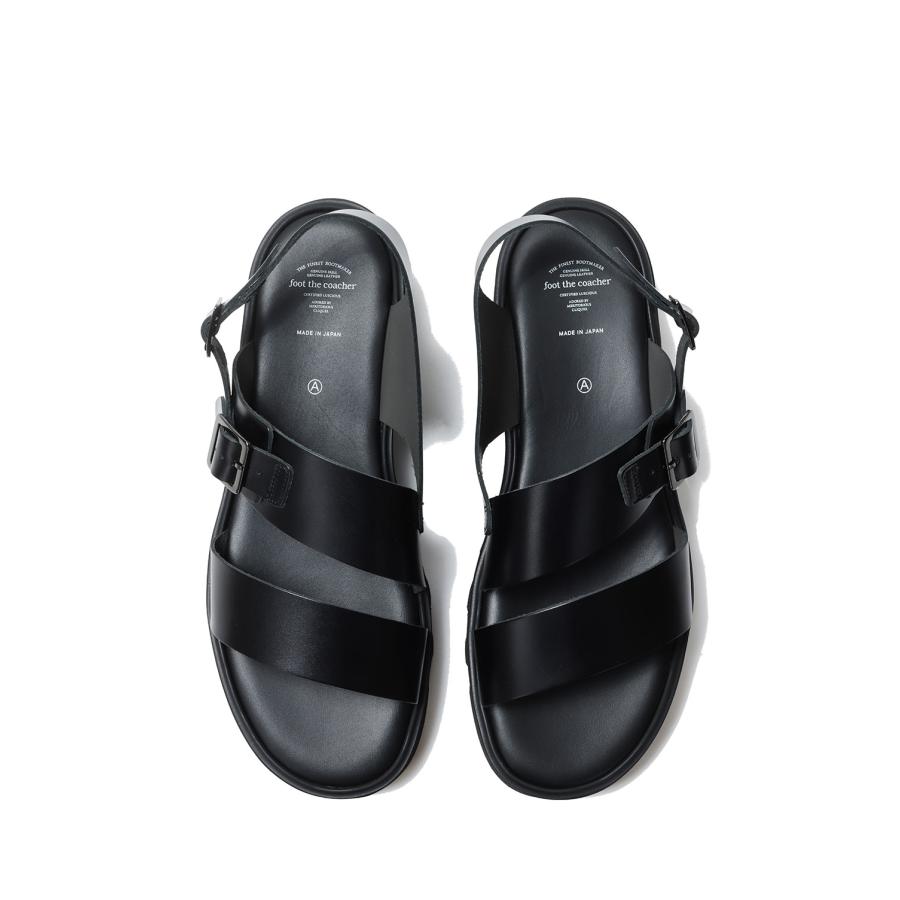 SS BELT SANDALS (TWEETY SOLE) - BLACK (FTC2512002) foot the coacher(フットザコーチャー) | foot the coacher | 06
