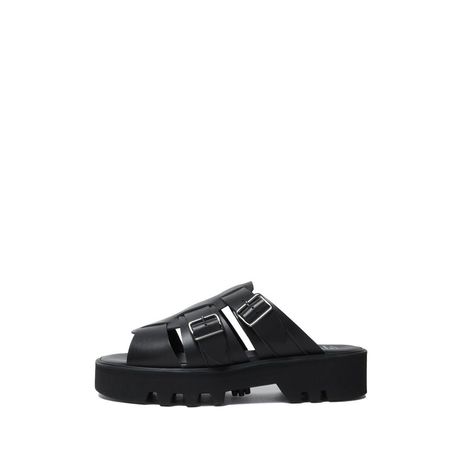 GURKHA SANDALS (TWEETY SOLE) - BLACK (FTC2512006) foot the coacher(フットザコーチャー) | foot the coacher