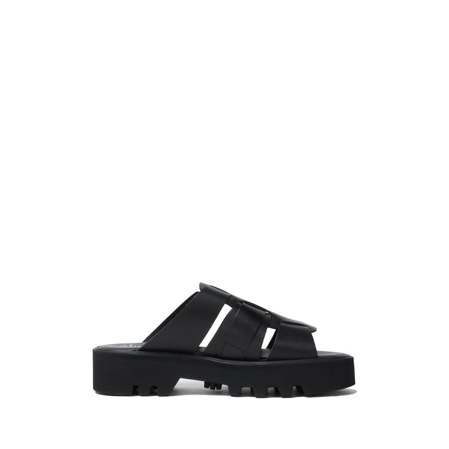 GURKHA SANDALS (TWEETY SOLE) - BLACK (FTC2512006) foot the coacher(フットザコーチャー) | foot the coacher | 01