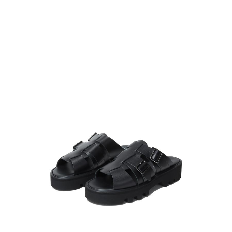 GURKHA SANDALS (TWEETY SOLE) - BLACK (FTC2512006) foot the coacher(フットザコーチャー) | foot the coacher | 02