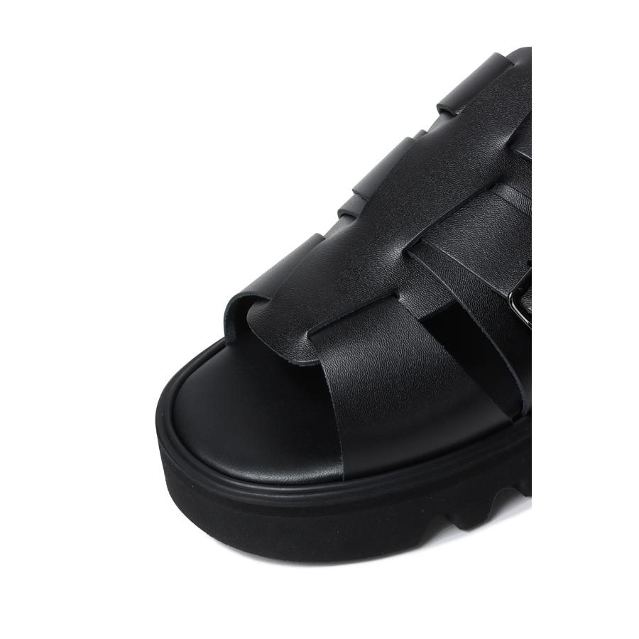 GURKHA SANDALS (TWEETY SOLE) - BLACK (FTC2512006) foot the coacher(フットザコーチャー) | foot the coacher | 04