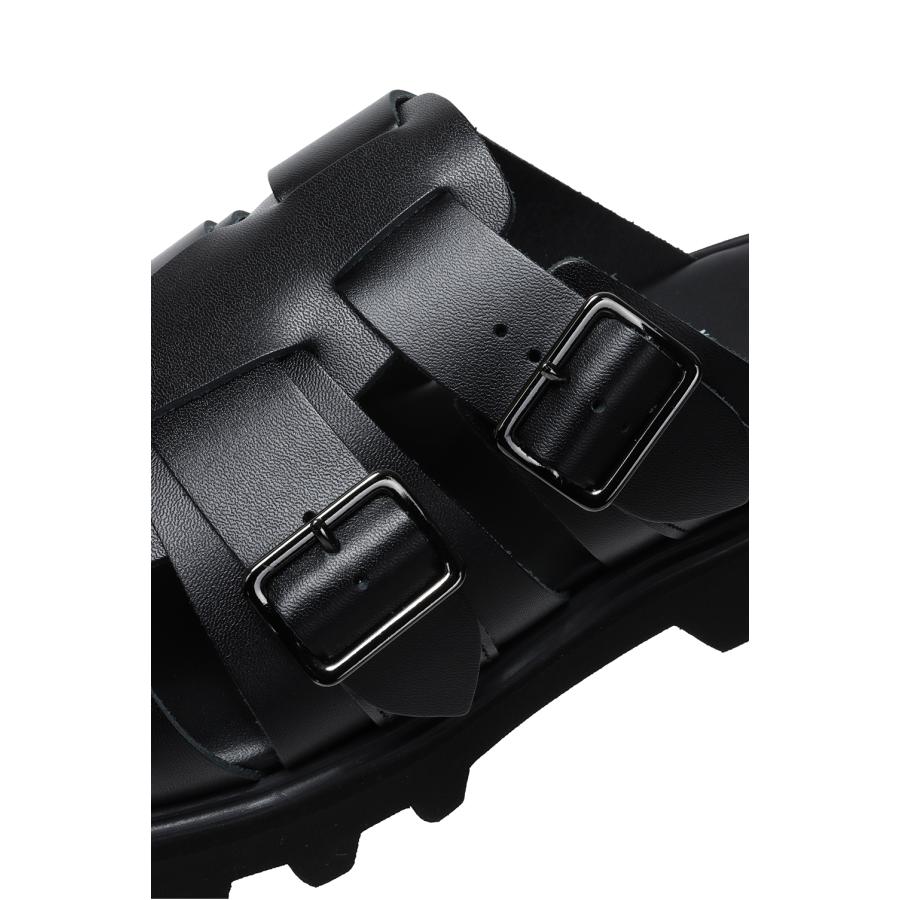 GURKHA SANDALS (TWEETY SOLE) - BLACK (FTC2512006) foot the coacher(フットザコーチャー) | foot the coacher | 05