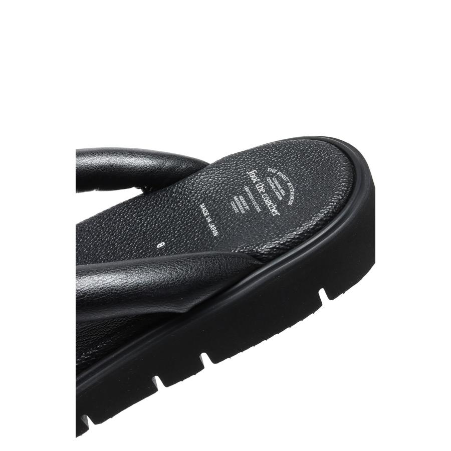 SETTA SANDALS (GLOXI CUT SOLE) - BLACK (FTC2512010) foot the coacher(フットザコーチャー) | foot the coacher | 05
