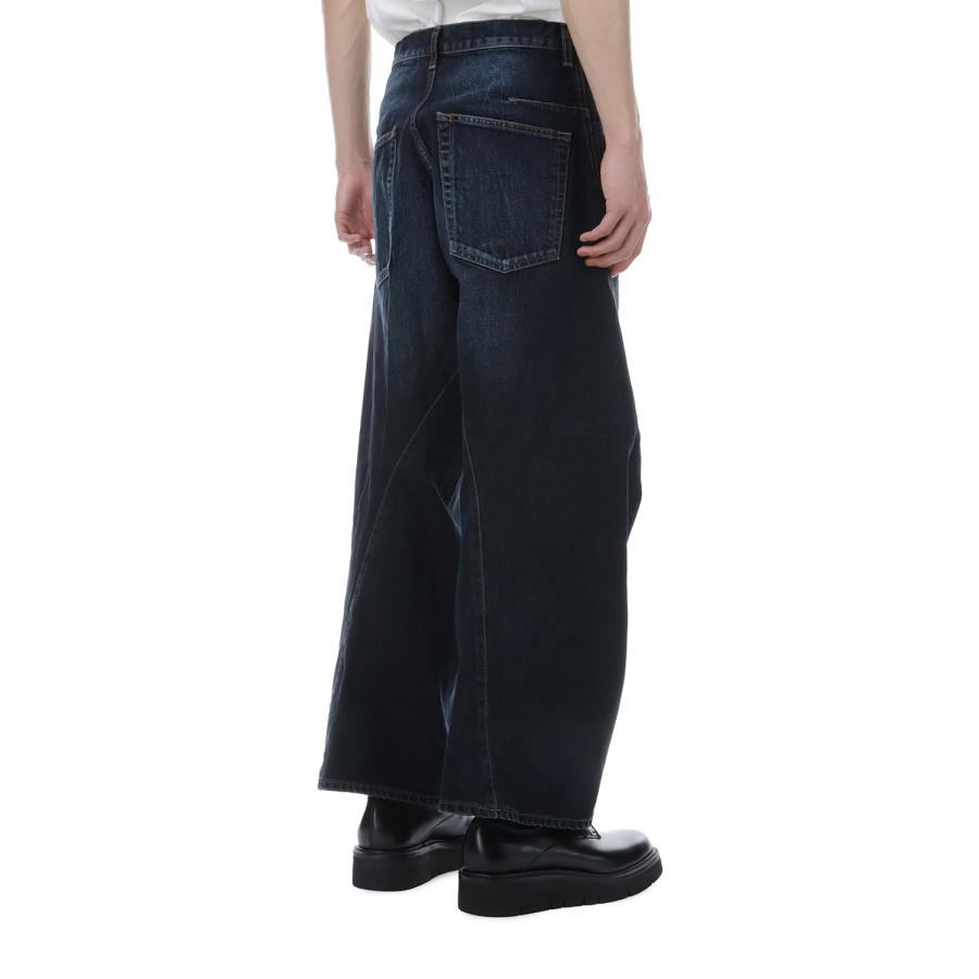 3D TWISTED WIDE LEG JEANS - DARK FADED INDIGO (NF261P15A) NVRFRGT(ネヴァーフォーゲット) |  | 04