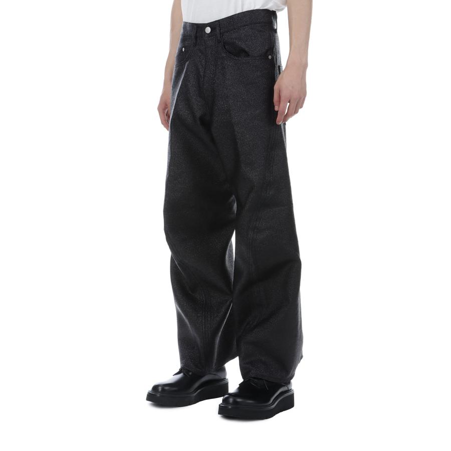 GLITTER TWILL 3D TWISTED WIDE LEG 5P PANTS - BLACK (NF261P16A) NVRFRGT(ネヴァーフォーゲット) |  | 03