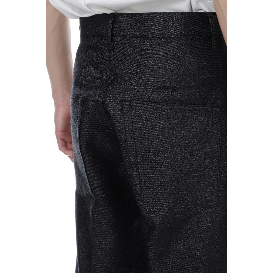 GLITTER TWILL 3D TWISTED WIDE LEG 5P PANTS - BLACK (NF261P16A) NVRFRGT(ネヴァーフォーゲット) |  | 05