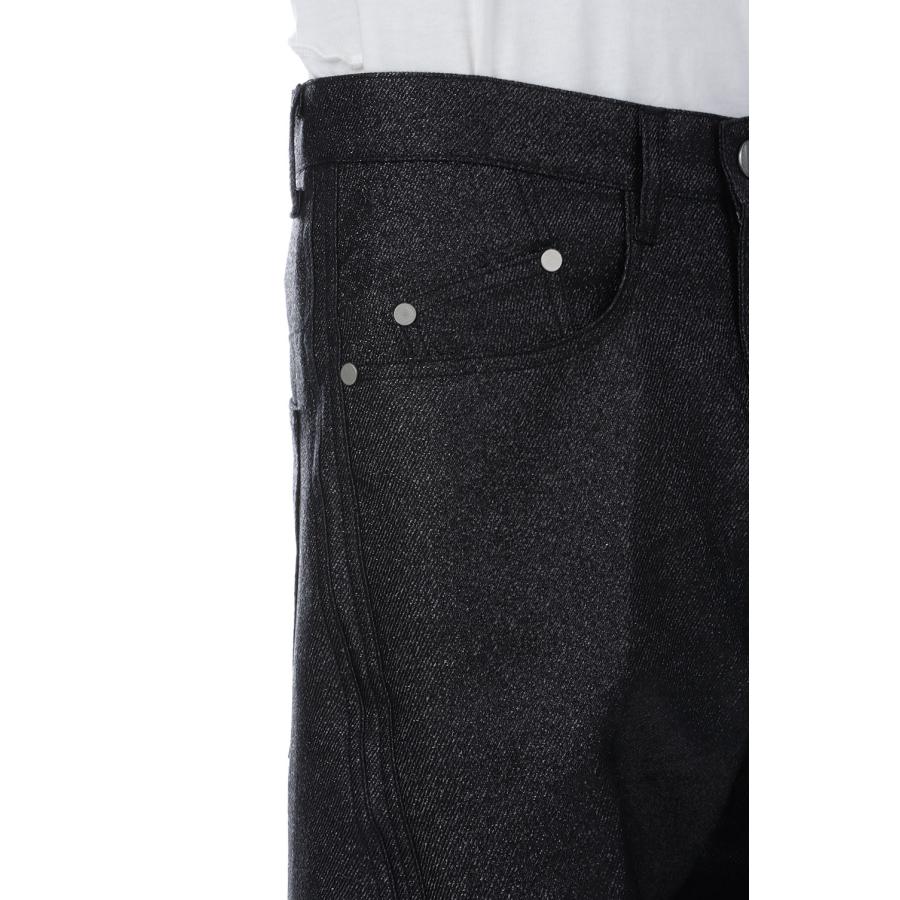 GLITTER TWILL 3D TWISTED WIDE LEG 5P PANTS - BLACK (NF261P16A) NVRFRGT(ネヴァーフォーゲット) |  | 06