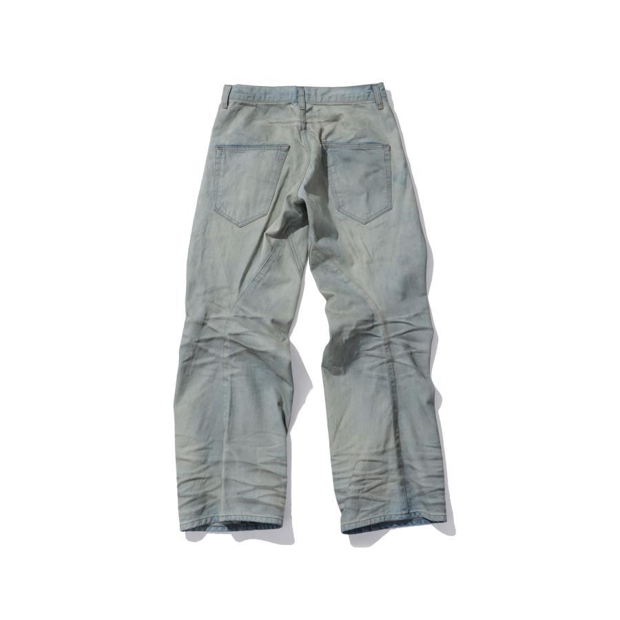 3D TWISTED JEANS 3.0 - LIGHT FADED INDIGO (NF261P12B) NVRFRGT(ネヴァーフォーゲット)の画像