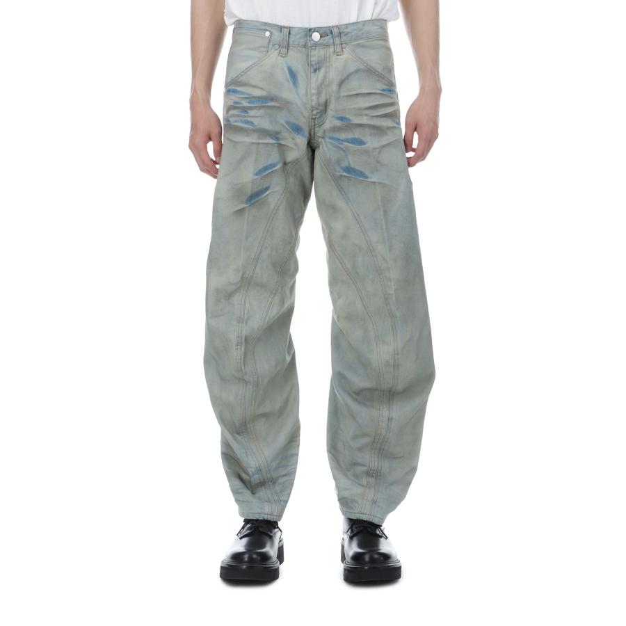 3D TWISTED JEANS 3.0 - LIGHT FADED INDIGO (NF261P12B) NVRFRGT(ネヴァーフォーゲット)の画像