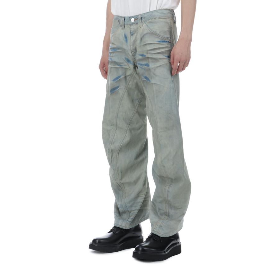 3D TWISTED JEANS 3.0 - LIGHT FADED INDIGO (NF261P12B) NVRFRGT(ネヴァーフォーゲット)の画像
