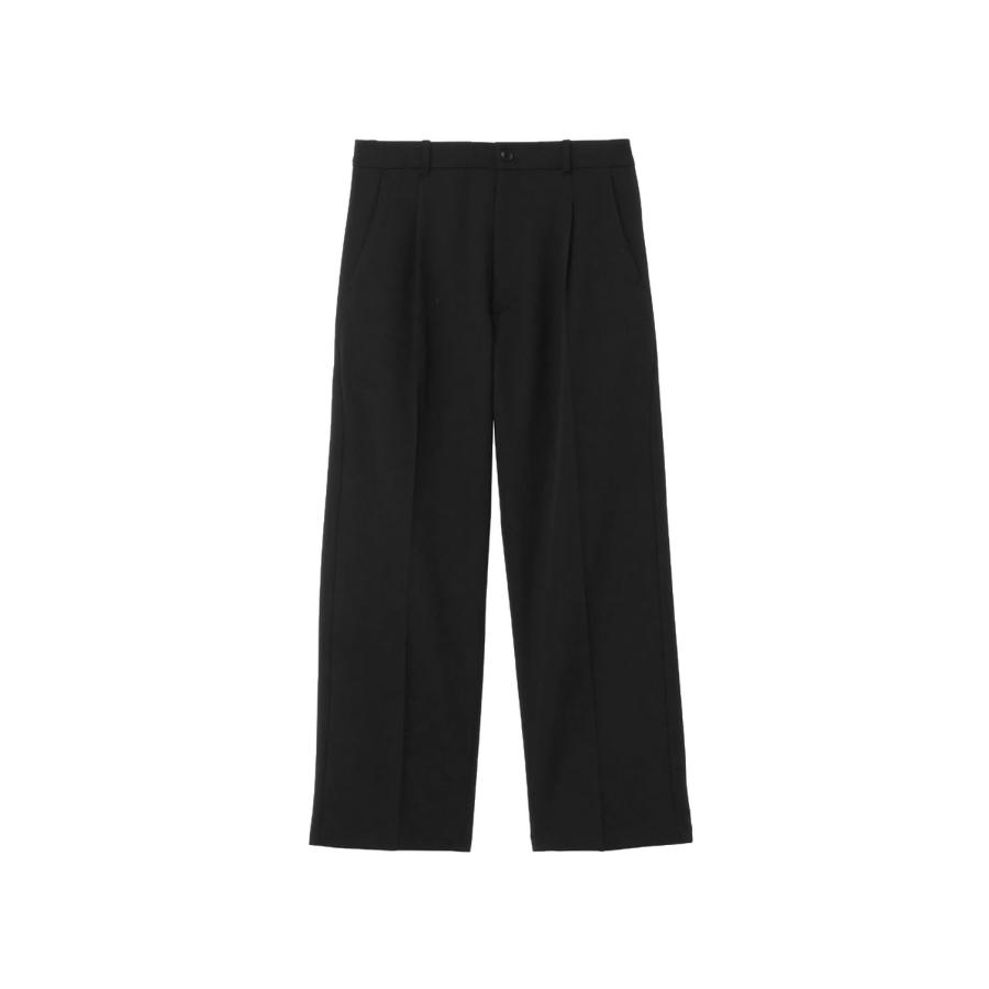 One Tuck Straight Wool Pants - BLACK (GL75753) Goldwin(ゴールドウイン) | 