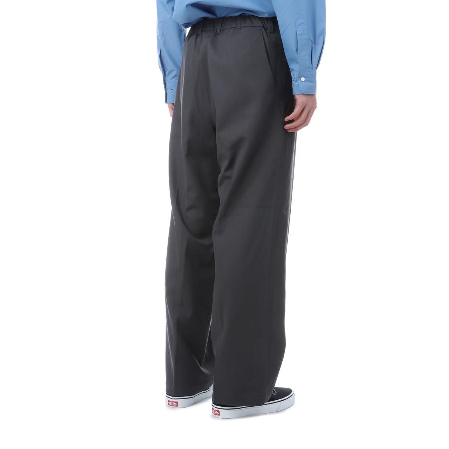 【P10倍】【SALE】One Tuck Straight Wool Pants - BLACK (GL75753) Goldwin(ゴールドウイン) |  | 03
