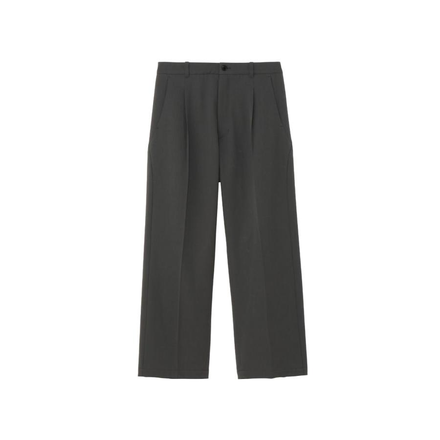 One Tuck Straight Wool Pants - CHARCOAL GRAY (GL75753) Goldwin(ゴールドウイン) | 